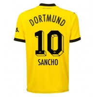 Borussia Dortmund Jadon Sancho #10 Replica Home Shirt 2023-24 Short Sleeve